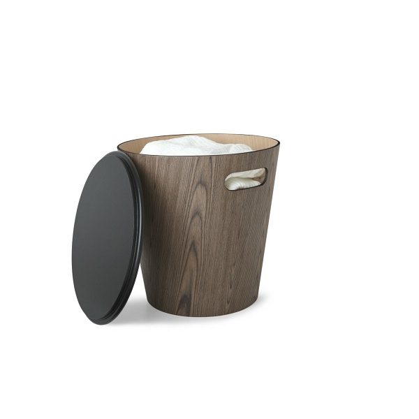 UMBRA stolik WOODROW czarny - orzech - Umbra